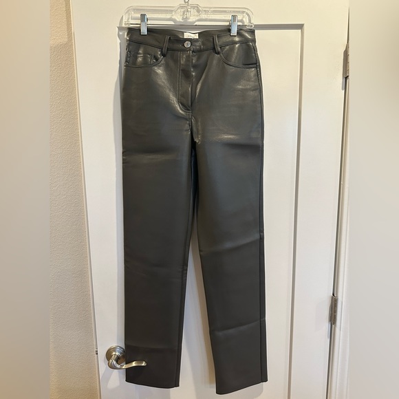 Aritzia Wilfred The Melina Pant In Color Argentique size 4 - Picture 5 of 14